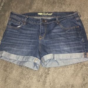 Jean old navy shorts